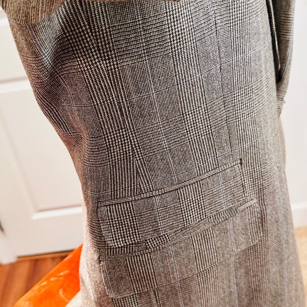 Stanfford Ticket Pocket Houndstooth Sport Jacket. - Picture 9 of 10